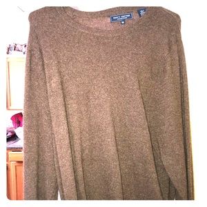 Navy Cutter pure cashmere sweater